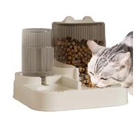 Cat Feeder, Water Dispenser, Automatic Kitten Feeders, Multifunctional Foods Station, Large Capacity Food Storage for Home, Kitchen, Hallway, Pet Corner, Indoor Feeding, 11.22 X 10.43 X 9.25inch