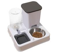 Cat Feeder, Water Dispenser, Non Slip Leak Proof Adjustable Portions Durable Materials Smart Sensor Stable Base Automatic Feeding, Pet Supplies for Small, Medium, Large, Breed Cat