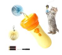 Cat Fetch Toy, Automatic Launcher Teaser Wand, Telescopic Interactive Toy | Interactive Cat Toy For Kitten Enrichment Playing Exploration Living Room