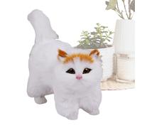 Cat Figurines - Cat Ornaments | Cat Sculpture | Cat Stuffed Animal Toys | Cat Ornaments For Cat Lovers | Plush Feline Decor Collectible Cat Toy | Figura de gato de dibujos animados para gatos