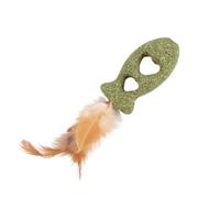 Cat Fish Toy, Catnip Bite Resistant Teaser Wand, Interactive Chewing Teething Playtime Accessory For Chewing Teething Scratching Playing Exercise Teeth Cleaning Activity Training Entertainment Use