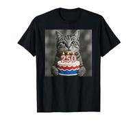 Cat Flag 250 Years 1776-2026 250th Birthday Cake Camiseta