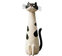 Cat Flower Vase | 7.5 Inch Cat Shape Boho Centerpiece | Flowers Vase Home Decor | Tiny Animal Vases For Çat Lovers Living Room Entryway Dining Room Bedroom Bookshelf Wedding Engagement Housewarming