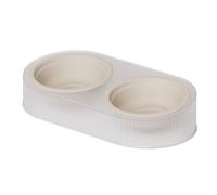 Cat Food and Water Bowl Set - Double 2 in 1 Pet Feeder | Non Slip Cat Feeding Bowls with Stable Base for Kittens, Puppies, Dogs, Cats, and Small Pets at Home or Travel