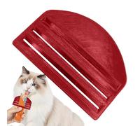 Cat Food Bag Squeezer - Portable Dispenser for Easy Feeding | Resin Tool with Triple Thickness Roll Design, Waste Reducing Press Clip, Manual Pouch Squeezer for Kitchen Travel Use