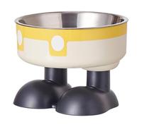 Cat Food Bowl, Cat Bowl, Large Foot Cat Bowl, Creative Cat Feeding Bowls, Elevated Cat Food Bowl for Dry and Wet Food Tilted Raised Cat Bowl for Comfortable Eating, 5.51x5.51x4.13in