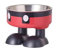Cat Food Bowl, Cat Bowl, Large Foot Cat Bowl, Creative Cat Feeding Bowls, Elevated Cat Food Bowl for Dry and Wet Food Tilted Raised Cat Bowl for Comfortable Eating, 5.51x5.51x4.13in