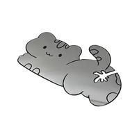 Cat Food Clips - Funny Stainless Steel Kitchen Utensils | Durable Rust-Resistant Material with Strong Grip Function, Compact Lightweight Design, Ideal for Home Apartment Restaurant, 9.9x6.3cm