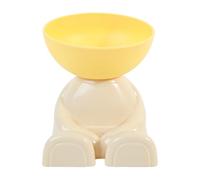 Cat Food Dish - Cuenco de alimentación elevado, ergonómico, duradero, sin deslizamiento, fácil de limpiar, apartamento de cocina, exterior, hogar, viajes, balcony