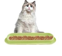Cat Food Water Bowls - Ergonomic Long Feeding Dish, Leakproof Travel Pet Bowls, Anti-Spill Design For Cats Dogs | Elevated Comfort Bowl For Digestion, Whisker Fatigue Relief, Home & Travel Use