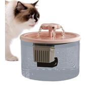 Cat Fountain 1.2L | 15x15cm/5.91x5.91 Inches Automatic Cat Water Dispenser,Quiet Drinking Bowl For Home Kitchen Living Room Play Area Apartment Indoor Bedroom