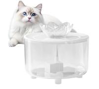 Cat Fountain - Electric Automatic Water Dispenser, Large Capacity Filtered Cat Water Fountain | USB Plug-In Anti-Slip Circulating Drinking Dispenser for Small, Medium, Large Breeds, Bedroom, Balcony,