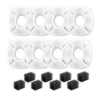 Cat Fountain Filter, Activated Carbon Filter, 3.9x3.9 inch Lightweight Replacement Pack, Fountains Sponge for Pet Water Dispensers, Improves Taste Cleanliness
