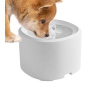 Cat Fountain, Kitten Water Dispenser, Automatic Pet Waterer, Quiet Filter System, USB Powered Pump, Home Travel Multi Pet Use, 19x19x13.5cm/7.48x7.48x5.31 Inches, White, 1 Pack