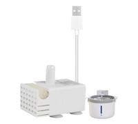 Cat Fountain Pump Mini Submersible Pump Water Circulation System Silent For Fish Tank Hydroponics Pet Drinking Fountain(USB adjustable model)