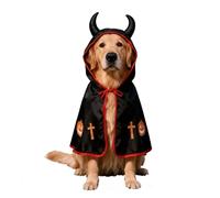 Cat Funny Cosplay Cloak - Poliéster, Bas Birthday Dance Party, Themed Fun | Perro de ropa de Halloween para mascotas, lindo disfraz de cosplay para mascotas
