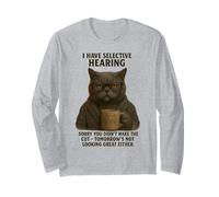 Cat Funny I Have Selective Hearing You Weren'T Selected Manga Larga