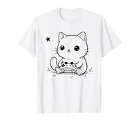 Cat Gamer Cozy Console Days: Amantes y Jugadores de Gatitos Camiseta