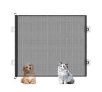 Cat Gate, Retractable Pet Safety Barrier, No-Drill Mesh Fence, Lightweight and Sturdy Design for Childproofing Homes with Small, Medium, Large Pets, Kittens, Bunnies, Babies, Toddler