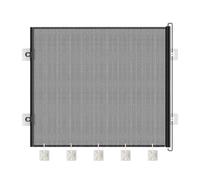 Cat Gate Retractable Safety Mesh, No-Drill Pet Barrier, Small Medium Large Breeds, Baby Childproof Gates for Bunny, Kitten, Dog, and Indoor Animal Safety, 43.31x30.71 Inches