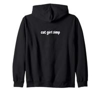 Cat Girl Simp Cute Anime Kawaii Otaku e-Girl Streamer Gifts Sudadera con Capucha