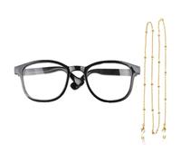 Cat Glasses with Chain, Funny Pet Cosplay Eye Glasses, Halloween Christmas Masquerade Puppy & Kitten Dress-Up Headwear, Gatherings, Stage Performances, and Travel, Fun Costume