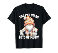 Cat Gnome Graphic And Cute Kitten Funny Saying For Cat Lover Camiseta