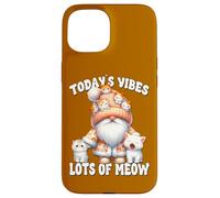 Cat Gnome Graphic And Cute Kitten Funny Saying For Cat Lover Carcasa para iPhone 15