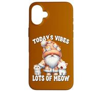 Cat Gnome Graphic And Cute Kitten Funny Saying For Cat Lover Carcasa para iPhone 16 Plus
