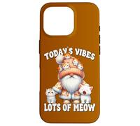 Cat Gnome Graphic And Cute Kitten Funny Saying For Cat Lover Carcasa para iPhone 16 Pro