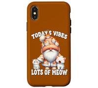 Cat Gnome Graphic And Cute Kitten Funny Saying For Cat Lover Carcasa para iPhone X/XS