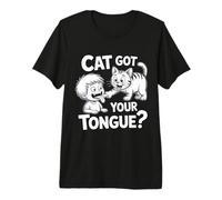 Cat Got Your Lengua Idiom Niños y Maestros Modismos Camiseta Premium