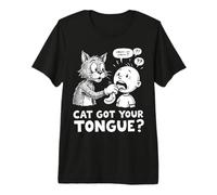 Cat Got Your Lengua Idiom Niños y Maestros Modismos Camiseta Premium