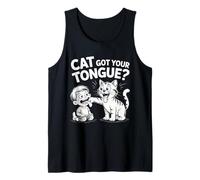 Cat Got Your Lengua Idiom Niños y Maestros Modismos Camiseta sin Mangas