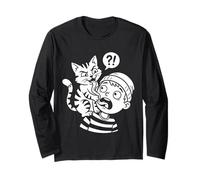 Cat Got Your Lengua Idiom Niños y Maestros Modismos Manga Larga