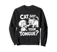 Cat Got Your Lengua Idiom Niños y Maestros Modismos Sudadera
