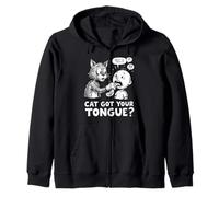 Cat Got Your Lengua Idiom Niños y Maestros Modismos Sudadera con Capucha