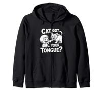 Cat Got Your Lengua Idiom Niños y Maestros Modismos Sudadera con Capucha