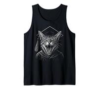 Cat Graduation Gown Funny Cat Class of Camiseta sin Mangas