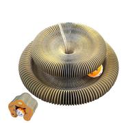 Cat Graffer - Rodillo de bola para gatos con campanas - Mesa de juguete interactiva para el acordeón gatito moler garra