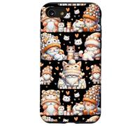 Cat Grandpa Gnomes With Cute Hearts For Cat Mom And Dad Carcasa para iPhone SE (2020) / 7 / 8