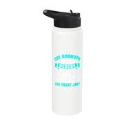 Cat Grandpa to the Rescue Where e's the Treat Jar Cat Grandpa Stainless Steel Insulated Water Bottle