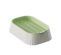 Cat Grass Planter - Kit de cultivo de hierba de gato, olla de cultivo hidropónica, bandeja inferior compacta no antideslizante, de semillas orgánicas antipinchazos, para interior y exterior