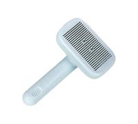 Cat Groomer, 7.48 Inches Self-Cleaning Tool for Shedding Control, Skin-Friendly Pet Comb with Detangling Massaging Design, Grooming Device for Puppy Kitten Long Short Hair