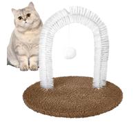 Cat Groomer Para Interiores, Frotamiento De Post Self Scratcher, Cepillo De Quiebra De La Herramienta De Desprendimiento Con Almohadilla De Rasguño, Juguete De Masaje Sin Deslizamiento Para Prot