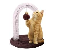 Cat Grooming Arch, Self Grooming Brush, Interactive Hair Remover, Shedding Control, Entertainment Toy, Indoor Use, 35x25x33cm/13.78x9.84x12.99 Inches, 1 Piece, Lightweight