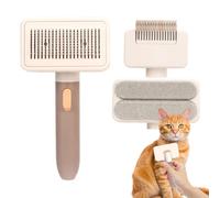 Cat Grooming Brush, Detangler multifunción, 7,48 x 3,15 in Portable Pet Supply, Reutilizable Cleaning Tool for Domestic Animals, Ideal Shedding, Masaje y Capa Care