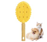 Cat Grooming Brush, Durian Shape Cat Massaging Brush, 8.66x3.54 inches, Soft Bristle Design, Gentle Massage Points, Reduces Shedding and Hairballs, Home Pet Care