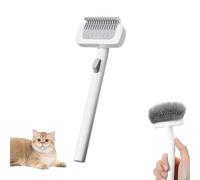 Cat Grooming Brush - Long Handle Shedding Hair Remover | Pet Grooming Brush Cat Comb For Puppy Kitten Long Short Hair Knots Removal Detangling Bathing Indoor Home Travel