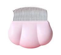 Cat Grooming Brush - Multifunctional Comfortable Pet Comb, Pet Hair Cleaning Comb with One-Click Release, shedding Tool with, Soft Silicone Bristles, Ergonomic Hand Grip, for Home, Animal Grooming